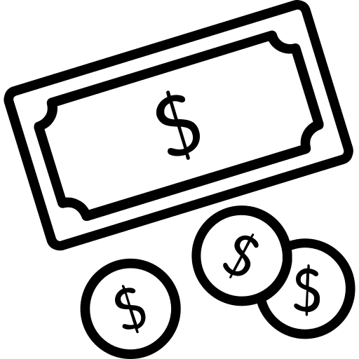 Money notes money currency icon