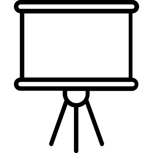 Presentation statistics presentation chart icon