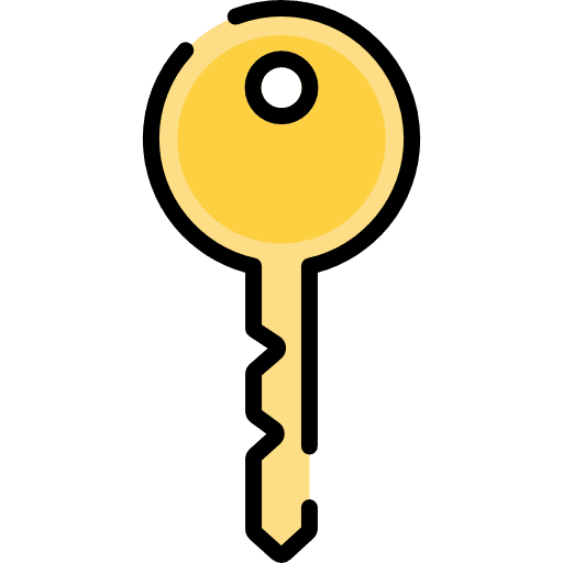 Key pass security password icon