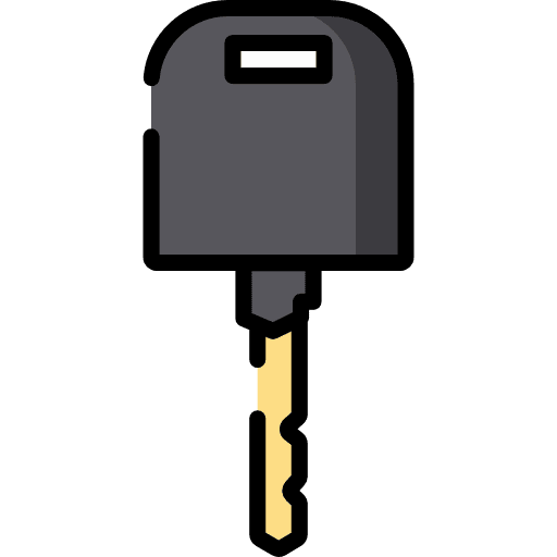 Car key keys transportation cars icon