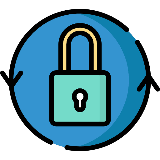 Padlock lock locked tools and utensils icon