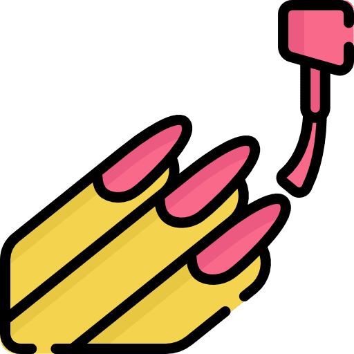 Nail polish beauty fingers beauty salon icon
