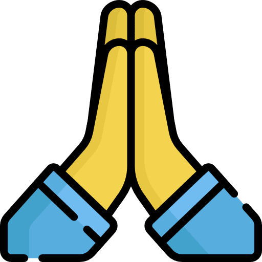 Please please gestures pray icon