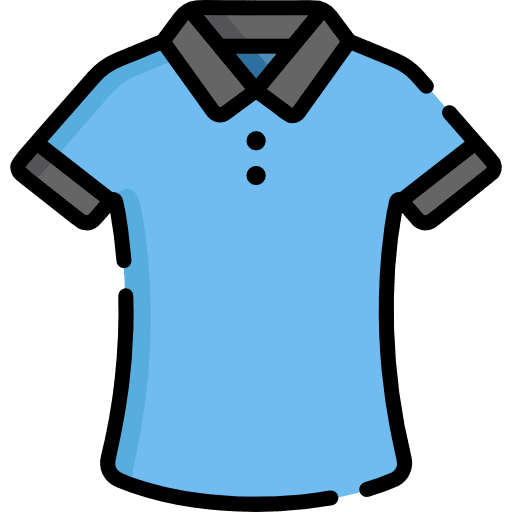 Polo shirt masculine clothing man icon