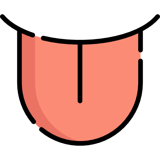 Tongue body parts gestures flavor icon
