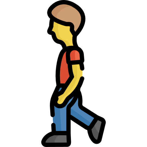 Walk walk walker pedestrian icon