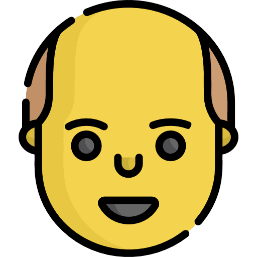 Bald feelings smileys smiley icon