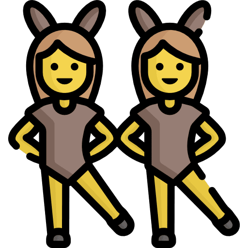 Dancers musical people smileys icon