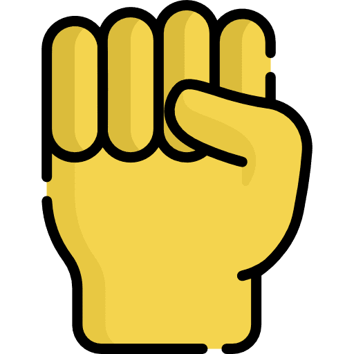 Fist hands and gestures fists gestures icon