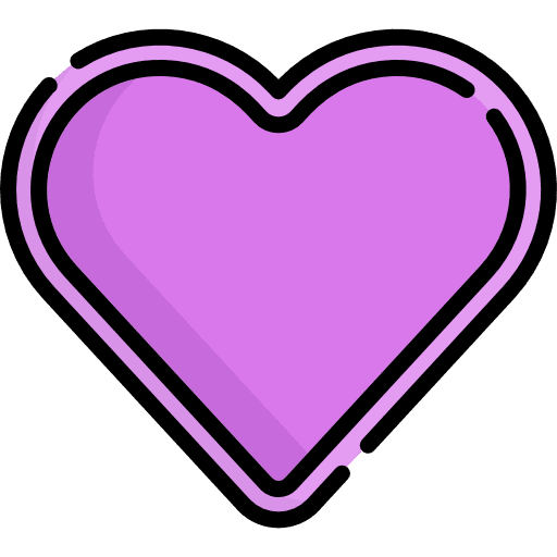 Heart heart peace like icon