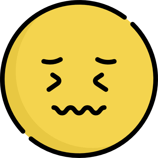 Nervous interface smileys emoticon icon