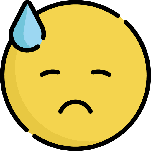 Sad smileys emotion face icon