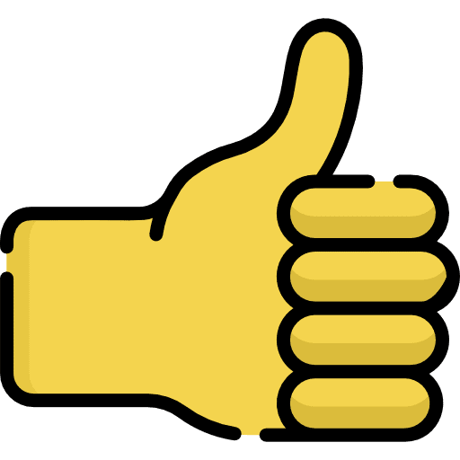 Like finger thumb up hands icon