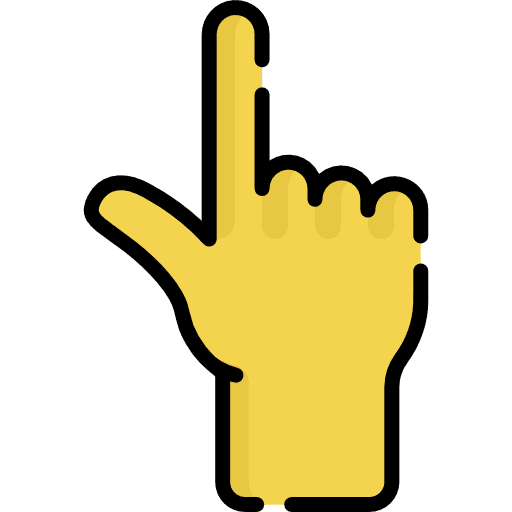 Tap gesture hands and gestures tap icon