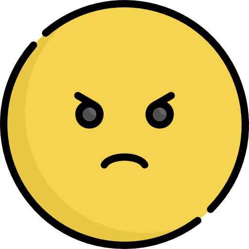 Angry emoticons feelings angry icon