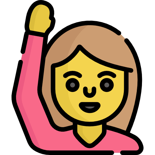 Arm up user profile young icon