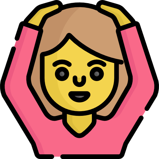 Arms up user young people icon