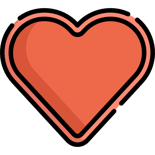 Heart interface shapes like icon