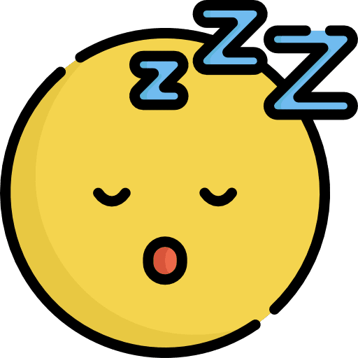 Sleep feelings emoticons sleeping icon