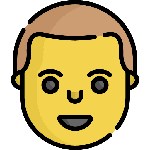 Man smileys man emoticons icon