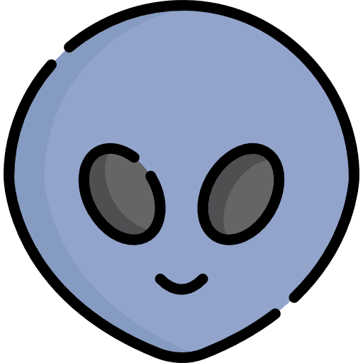 Alien smileys alien feelings icon