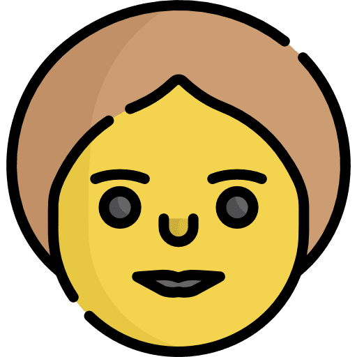 Old woman old woman feelings emoji icon