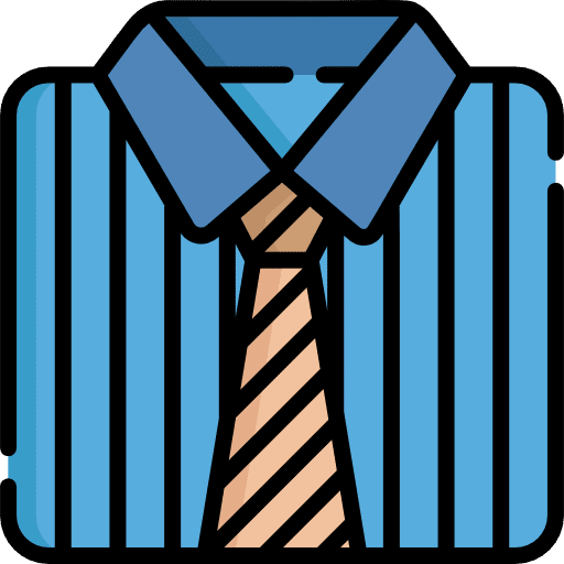 Shirt fashion uniform tie icon