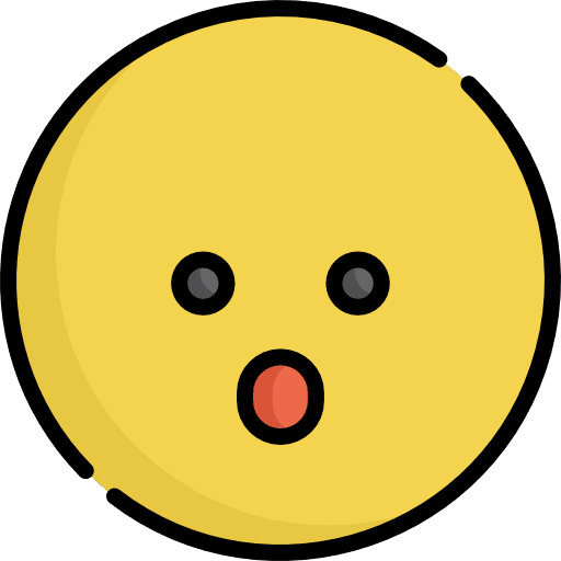 Surprised feelings emoji smileys icon
