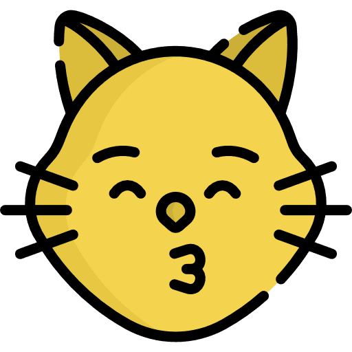 Cat cat emoji feelings icon