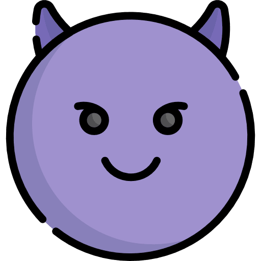 Devil emoji feelings smileys icon