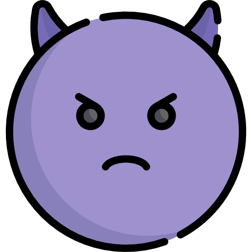 Devil feelings devil emoji icon