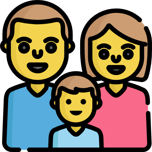 Family people smileys family icon