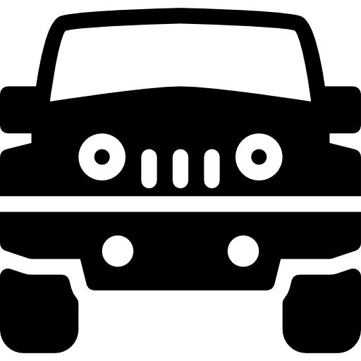 Jeep car automobile transportation icon