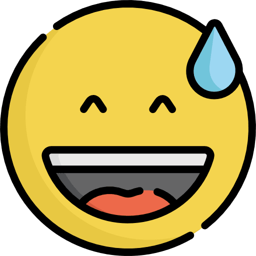 Laughing happy smileys gestures icon