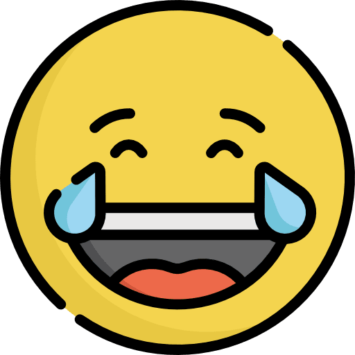 Laughing smiling happy joyful icon