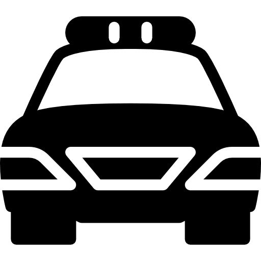 Police car emergency vehicle automobile icon