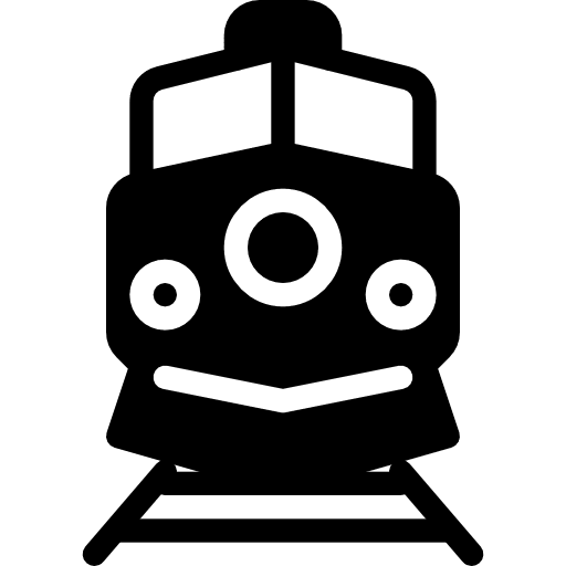 Train train travel rails icon