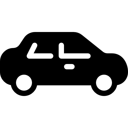 Sedan travelling travel transport icon