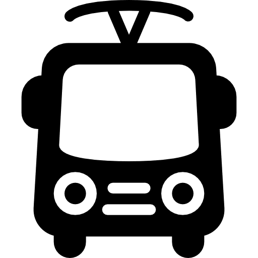 Trolleybus public transport transport transportation icon