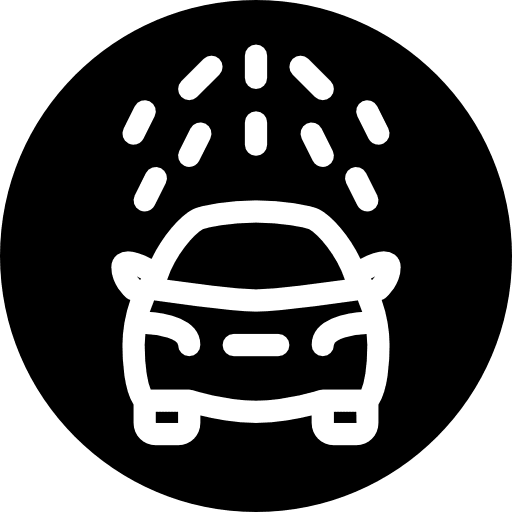 Car wash transport vehicle car wash icon