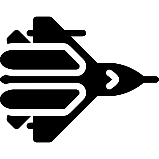 Jet plane fighter plane fighter jet jet plane icon