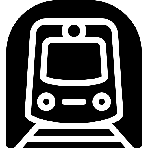 Metro transportation transport public transport icon