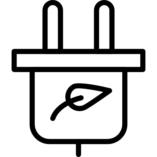 Plug technology energy ecology and environment icon