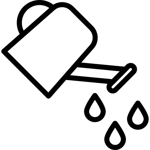 Watering can sprinkle watering water icon