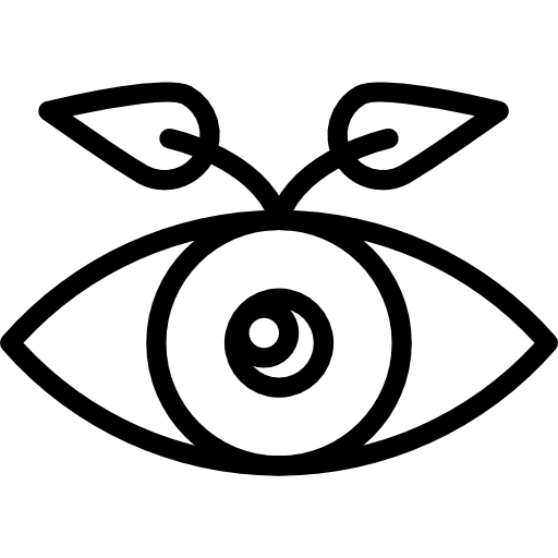 Eye interface visible ecology and environment icon