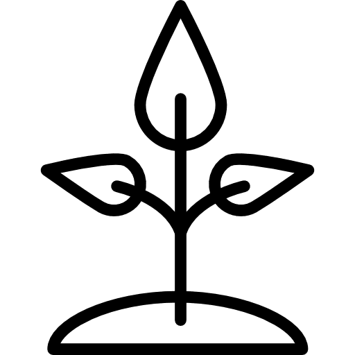 Plant gardening seedling plant icon