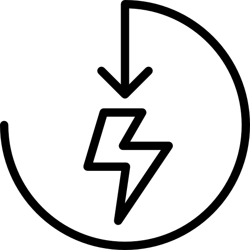 Thunder ecology and environment flash technology icon