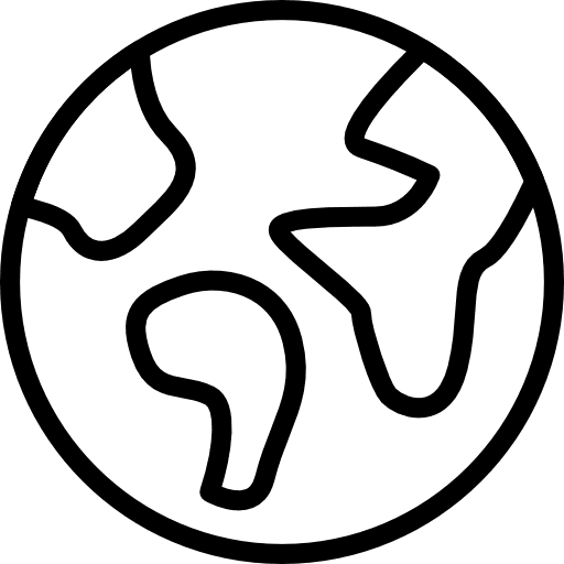 Planet earth planet earth maps and flags worldwide icon