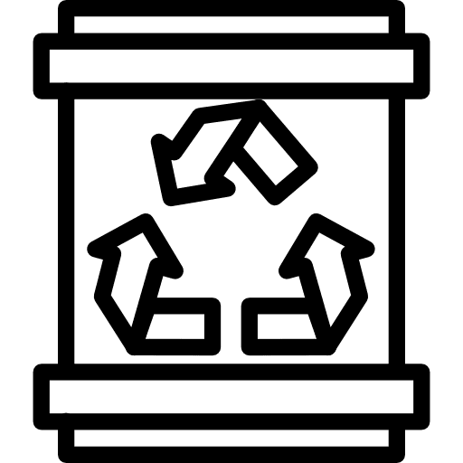 Recycling recycling can trash icon