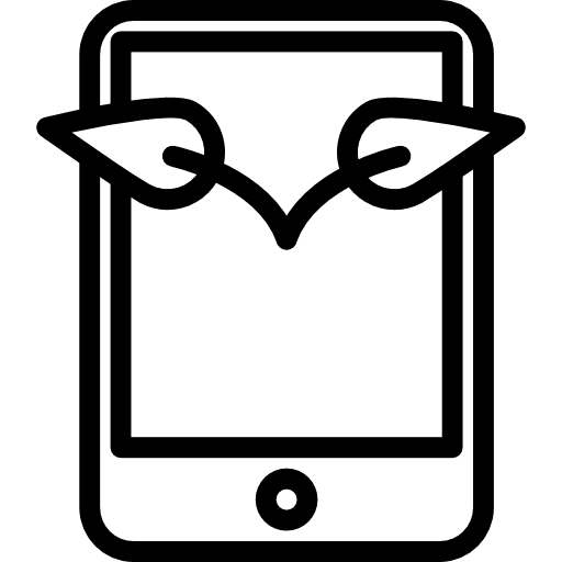 Smartphone ecology and environment electronics app icon